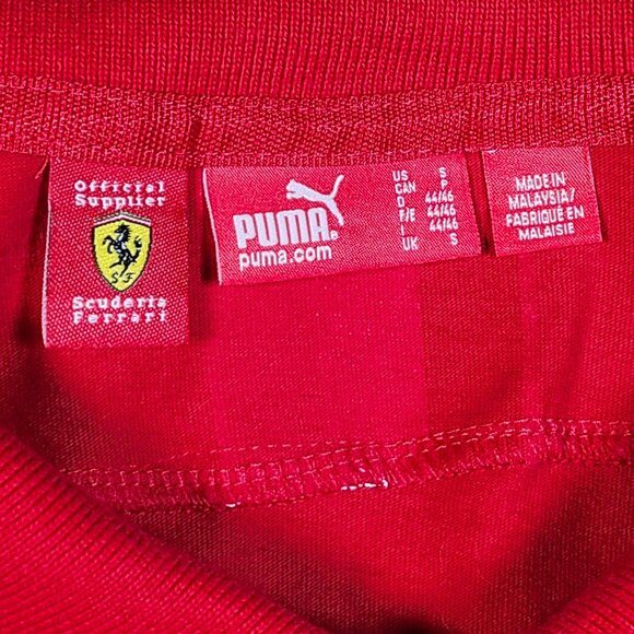 Puma Scuderia Ferrari Polo Womens Size Small Red - Picture 12 of 12